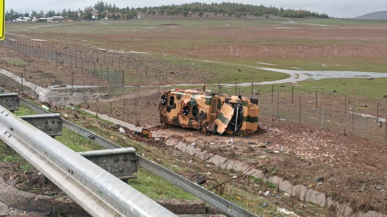 Kaza sonrası görüntü