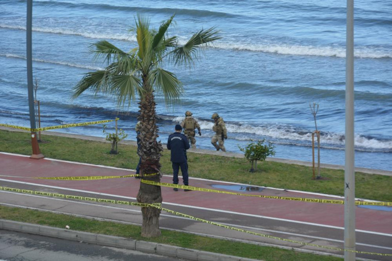 Ordu'da sahilde insansız hava aracı bulundu.