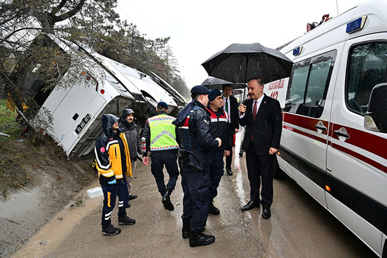 Vali Abdullah Erin Açıklama Yapıyor