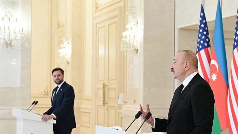 ABD Başkan Yardımcısı Vance: Azerbaycan ile Ortaklığı G&uuml;&ccedil;lendirmek İstiyoruz