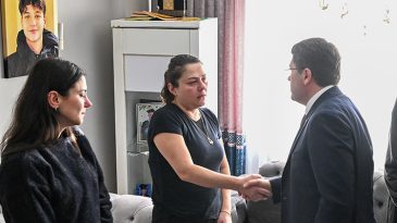 Adalet Bakanı Tun&ccedil;, Atlas &Ccedil;ağlayan'ın Ailesini Ziyaret Etti