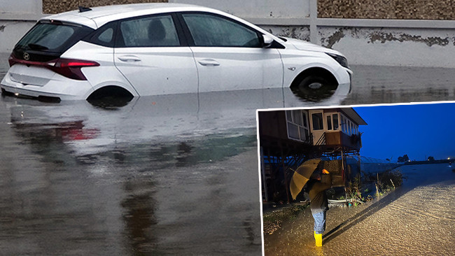 Antalya Sağanak Yağışla Sarsıldı: Hortum Oluştu, Evler ve İş Yerleri Su Altında Kaldı