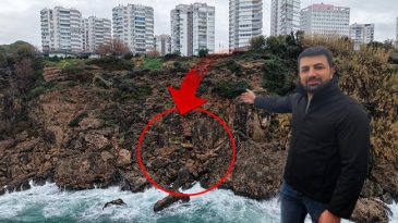 Antalya'da Delikten G&ouml;r&uuml;nt&uuml;lediler: Y&uuml;ksekliği 40 Metreyi Ge&ccedil;iyor!