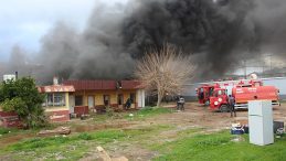 Antalya'da Ekmek Fırınında Yangın!