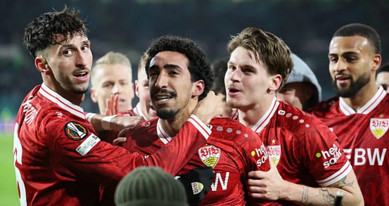 Avrupa Ligi'nde Stuttgart, tur kapısını sonuna kadar a&ccedil;tı!