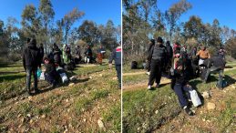 Aydın'da Ka&ccedil;ak G&ouml;&ccedil;menler 'Dağın Arkası İstanbul, Y&uuml;r&uuml;y&uuml;n' Diyerek Araziye Bırakıldı