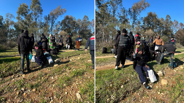 Aydın'da Ka&ccedil;ak G&ouml;&ccedil;menler 'Dağın Arkası İstanbul, Y&uuml;r&uuml;y&uuml;n' Diyerek Araziye Bırakıldı