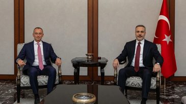 Bakan Fidan, Gazze Y&uuml;ksek Temsilcisi Mladenov'u ağırladı