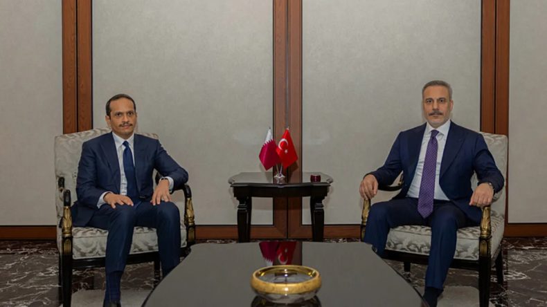 Bakan Fidan, Katarlı Mevkidaşıyla G&ouml;r&uuml;şt&uuml;