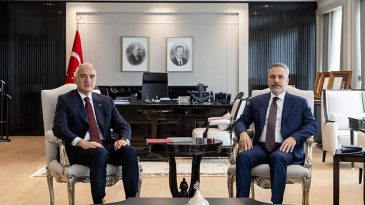 Bakan Fidan, K&uuml;lt&uuml;r ve Turizm Bakanı Ersoy ile Bir Araya Geldi