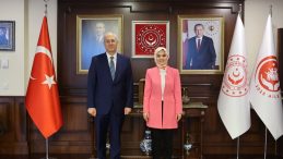 Bakan G&ouml;ktaş, Mısır'ın Ankara B&uuml;y&uuml;kel&ccedil;isi Elsheik ile Bir Araya Geldi