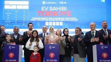 Bakan G&ouml;ktaş, Tekirdağ'da Konut Kurasına Katıldı!