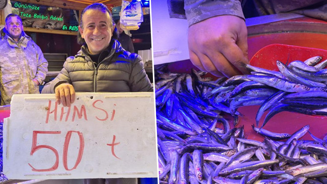 Balık Tezgahlarında Hamsi Fırtınası: 50 TL'ye Satılıyor
