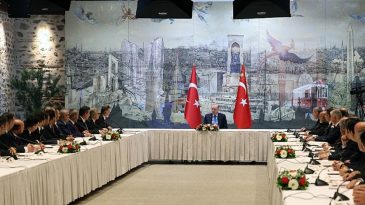 Başkan Erdoğan, ASKON Y&ouml;netim Kurulunu Ağırladı