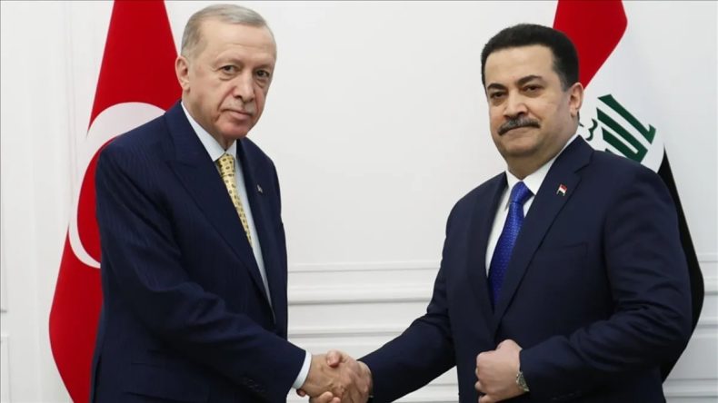 Başkan Erdoğan, Irak Başbakanı Sudani ile G&ouml;r&uuml;şme Ger&ccedil;ekleştirdi