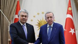 Başkan Erdoğan, Kazakistan Dışişleri Bakanı Yermek Koşerbayev'i Ağırladı