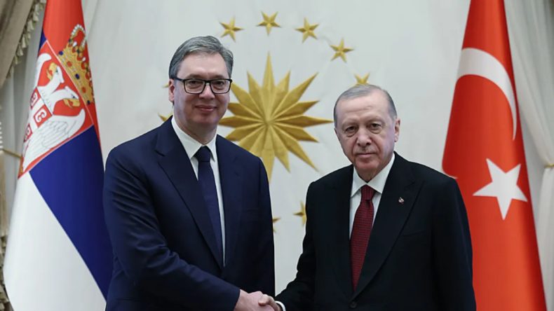 Başkan Erdoğan, Sırbistan Cumhurbaşkanı Vucic'i Resmi T&ouml;renle Ağırladı