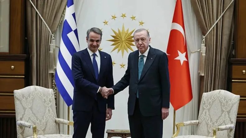 Başkan Erdoğan, Yunanistan Başbakanı Mi&ccedil;otakis ile Basın Toplantısında A&ccedil;ıklamalarda Bulundu