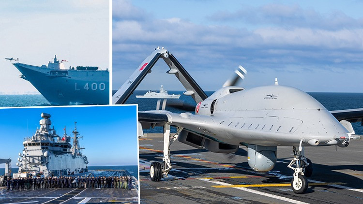 Bayraktar TB3 SİHA'dan NATO Tatbikatı'nda G&ouml;sterim