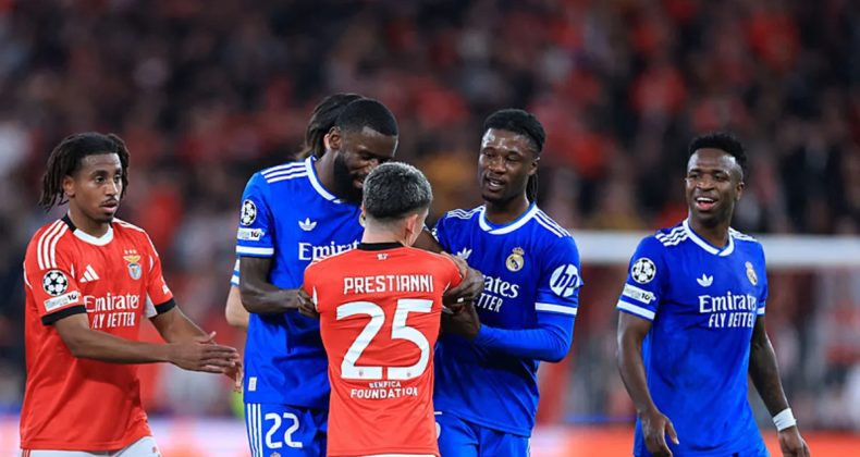 Benfica-Real Madrid Ma&ccedil;ında Irk&ccedil;ılık Skandalı! Vinicius Junior Sahayı Terk Etti