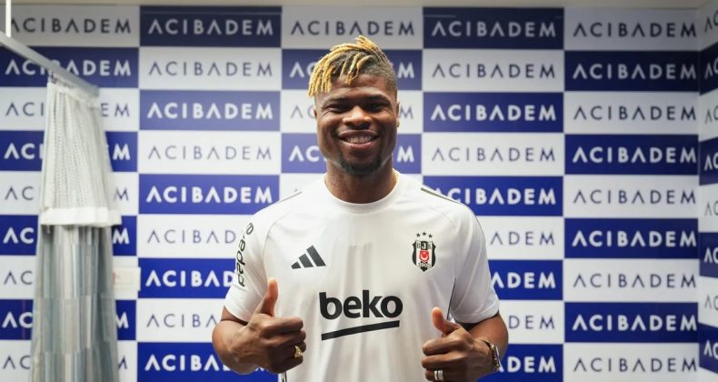 Beşiktaş'ta Emmanuel Agbadou Sağlık Kontrol&uuml;nden Ge&ccedil;ti!