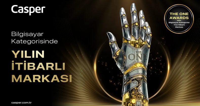 Casper The One Awards'ta Bilgisayar Kategorisinde Yılın İtibarlı Markası Oldu