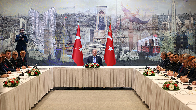 Cumhurbaşkanı Erdoğan, ASKON Y&ouml;netim Kurulu &Uuml;yelerini Ağırladı