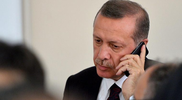 Cumhurbaşkanı Erdoğan, Mihalgazi Belediye Başkanı G&uuml;neş ile Telefonda G&ouml;r&uuml;şt&uuml;