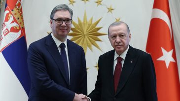 Cumhurbaşkanı Erdoğan, Sırp Mevkidaşı ile Bir Araya Geldi