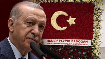 Cumhurbaşkanı Erdoğan'dan MHP'nin 57. yıl d&ouml;n&uuml;m&uuml; i&ccedil;in &ccedil;i&ccedil;ekli kutlama
