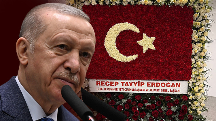 Cumhurbaşkanı Erdoğan'dan MHP'nin 57. yıl d&ouml;n&uuml;m&uuml; i&ccedil;in &ccedil;i&ccedil;ekli kutlama