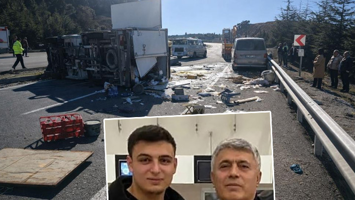 Denizli'de korkunç kaza: Baba ve oğlu yaşamını yitirdi