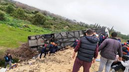 Devrilen Otob&uuml;s Tekirdağ'dan 16 Yolcu Almış