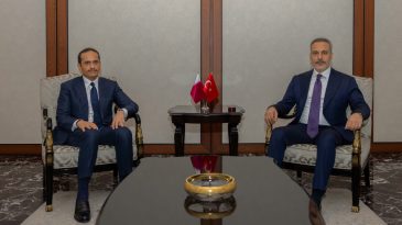 Dışişleri Bakanı Fidan, Katar Başbakanı Al Thani ile Ankara'da Buluştu