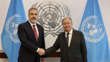 Dışişleri Bakanı Hakan Fidan, BM Genel Sekreteri Guterres ile Telefon G&ouml;r&uuml;şmesi Yaptı