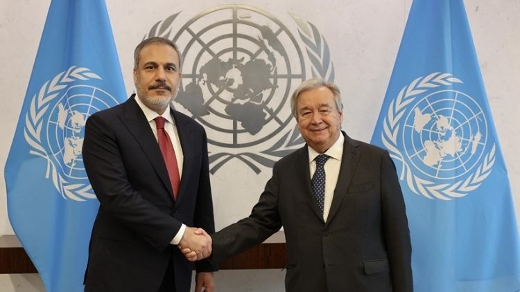 Dışişleri Bakanı Hakan Fidan, BM Genel Sekreteri Guterres ile Telefon G&ouml;r&uuml;şmesi Yaptı