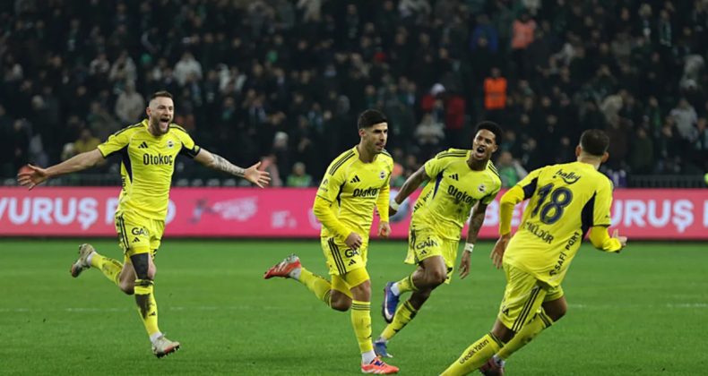 Fenerbahçe Zirve Yarışında Hata Yapmadı! Kocaelispor Deplasmanında Zaferle Döndü