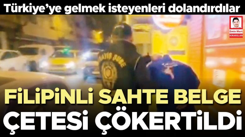 Filipinli Sahte Belge &Ccedil;etesi &Ccedil;&ouml;kertildi