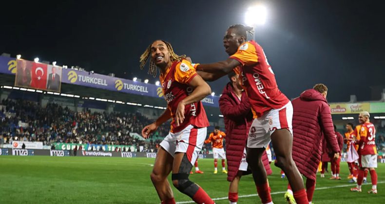 Galatasaray'dan Rizespor'a karşı b&uuml;y&uuml;k &uuml;st&uuml;nl&uuml;k