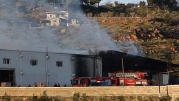 Gaziantep&rsquo;te Biber Fabrikasında Yangın &Ccedil;ıktı