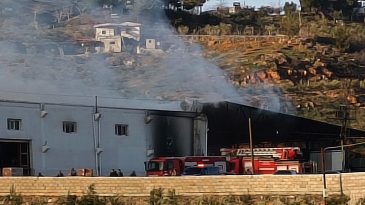 Gaziantep&rsquo;te Biber Fabrikasında Yangın &Ccedil;ıktı