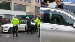 G&ouml;r&uuml;nt&uuml;ler sosyal medyada dikkat &ccedil;ekti: Bebek'teki kadın hastaneye yatırıldı