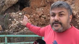 Heyelanla G&uuml;n Y&uuml;z&uuml;ne &Ccedil;ıkan Mağaralar Mahalleliyi Heyecanlandırdı!