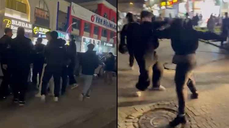 İftar Sonrası İki Grup Arasında Arbede! Yumruklar Havada U&ccedil;uştu