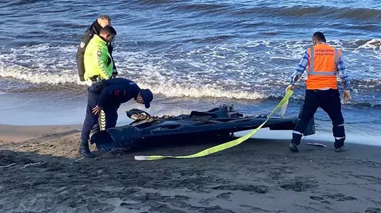 İHA Alarmı: Ordu'da Sahile Vurdu