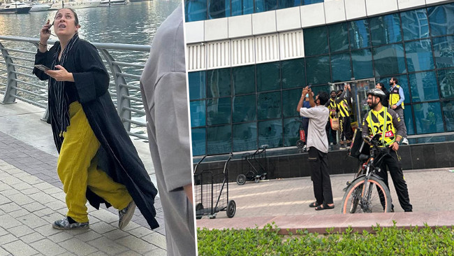 İran Saldırısı Sonrası Dubai'de Panik: İki B&uuml;y&uuml;k Patlama Sesi Duyduk