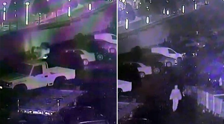 Isınmak i&ccedil;in yaktığı ateş 5 aracı k&uuml;le &ccedil;evirdi