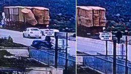 İzmir'de Feci &Ouml;l&uuml;m! TIR'dan D&uuml;şen Saman Balyalarının Altında Kaldı