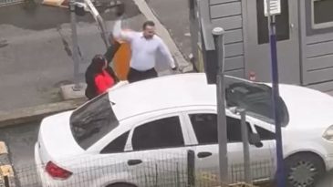 Kadık&ouml;y'de Maganda Olayı: Ara&ccedil; Aynasını Kırdı