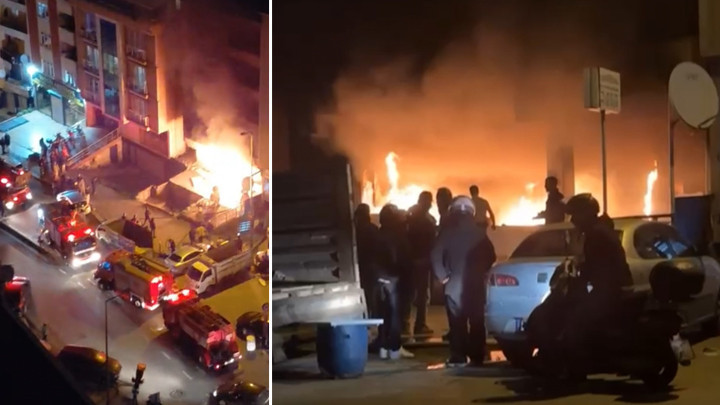 Kağıthane'de Panik: "Yangın Var Aşağı İnin!"